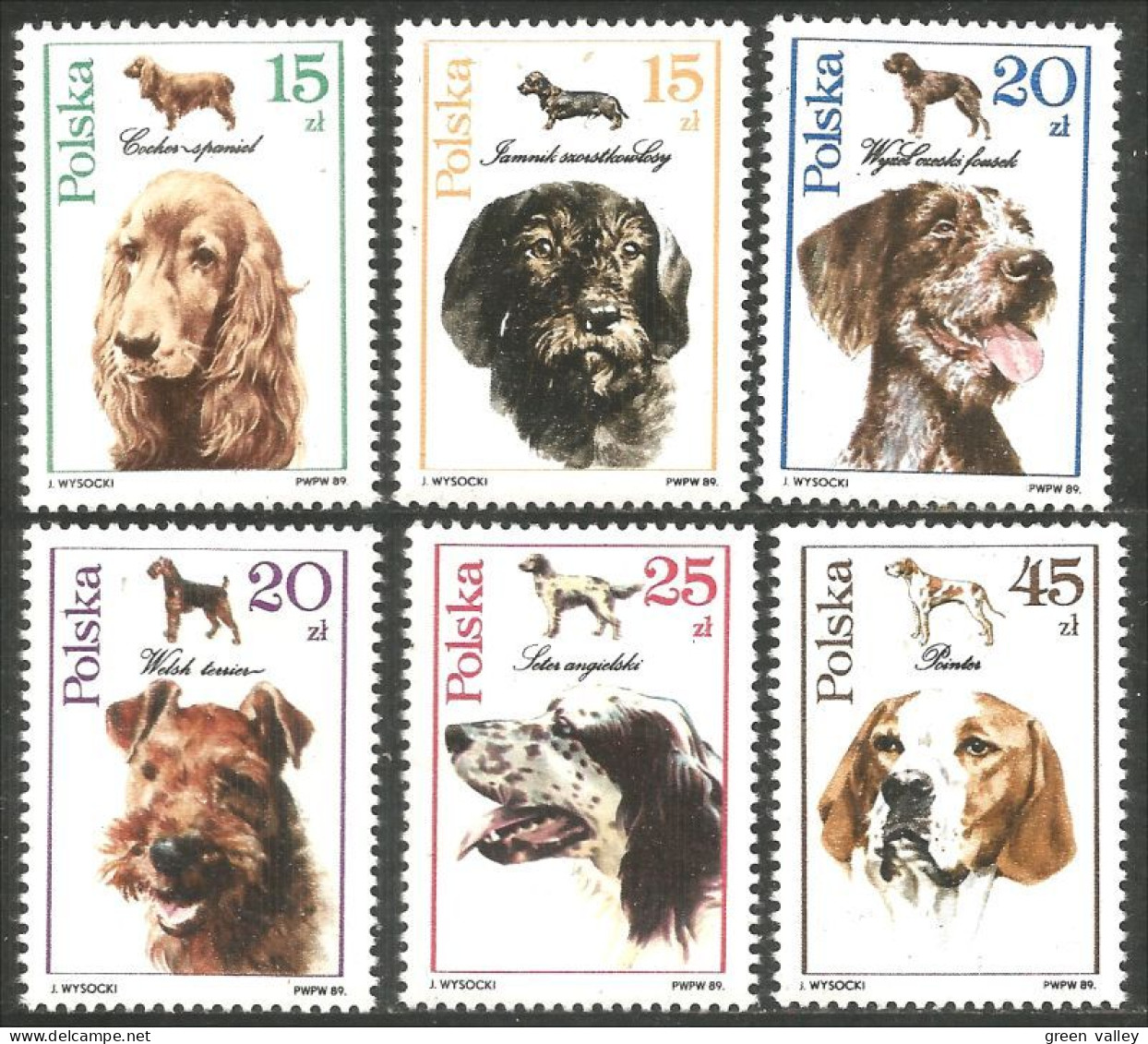 740 Pologne Dogs Chiens Hund Cane Hond Perro MNH ** Neuf SC (POL-281) - Dogs