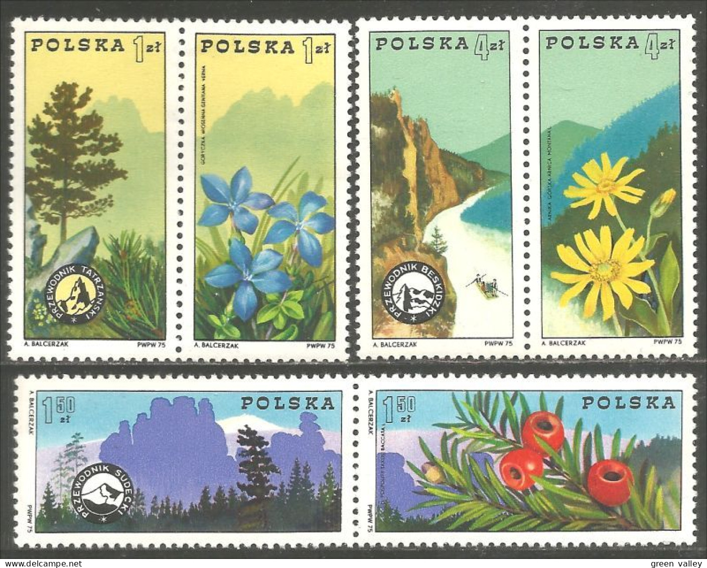 740 Pologne Mountain Climbing Guides Montagne Escalade MNH ** Neuf SC (POL-267) - Klimmen