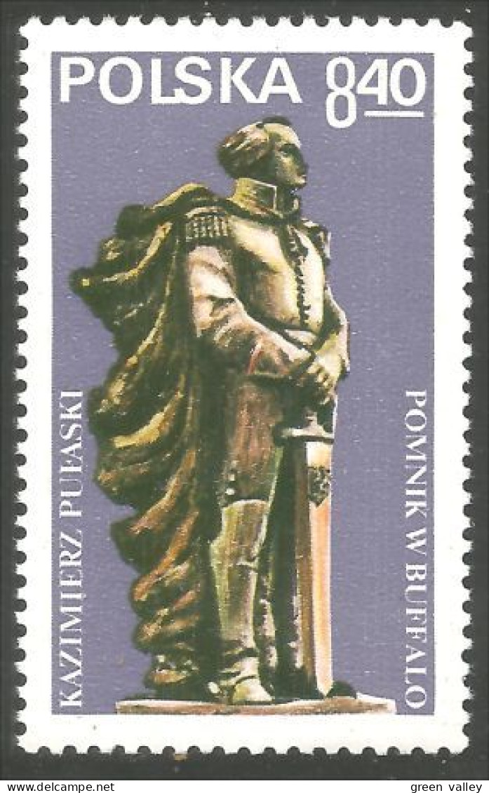 740 Pologne Pulaski Monument MNH ** Neuf SC (POL-244) - Ongebruikt