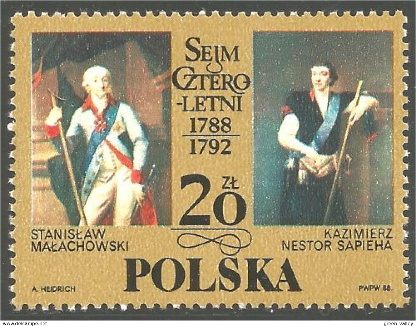 740 Pologne Malachowski Kazimierx MNH ** Neuf SC (POL-246a) - Neufs