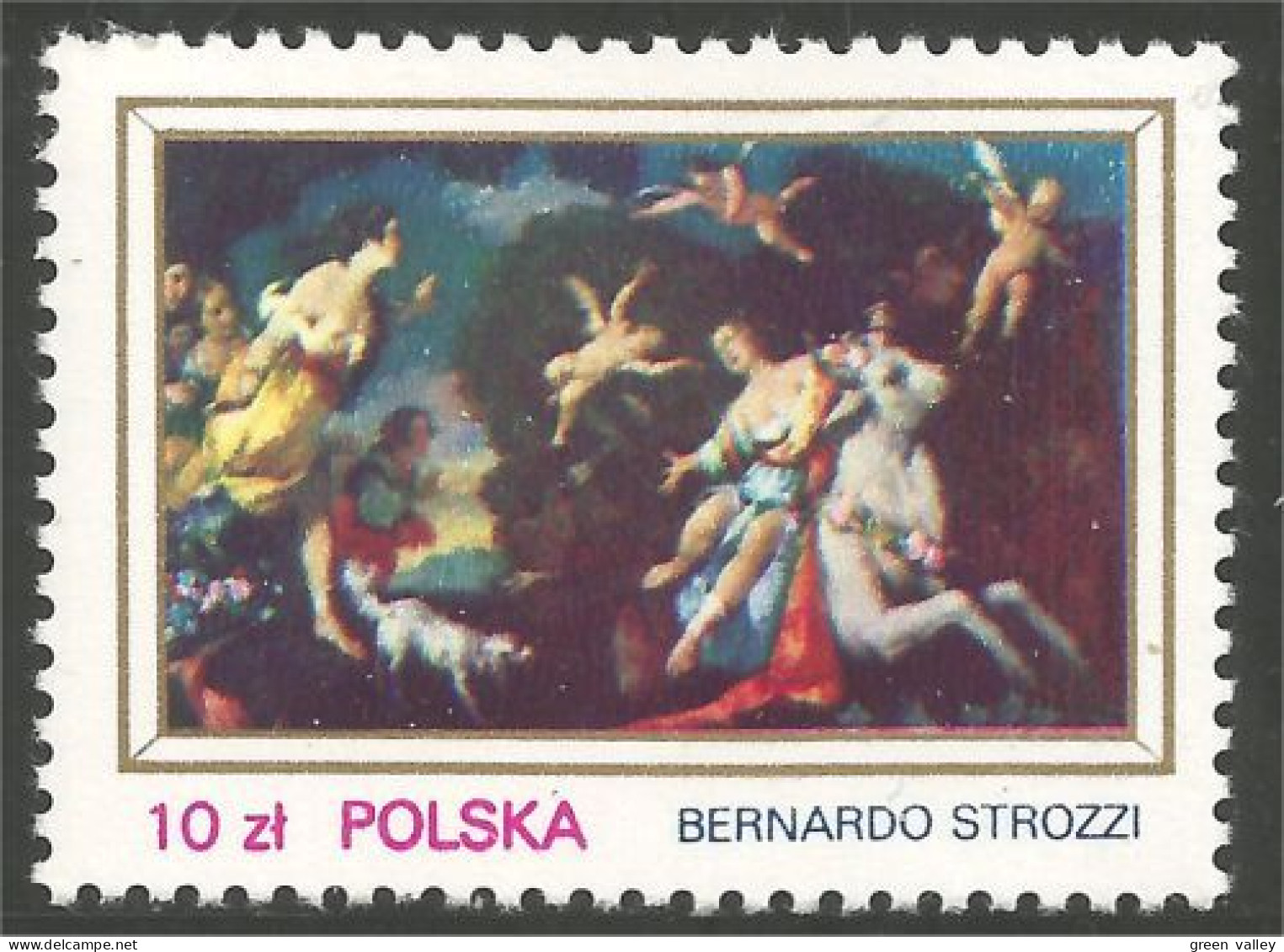 740 Pologne Tableau Strozzi Painting MNH ** Neuf SC (POL-243) - Unused Stamps