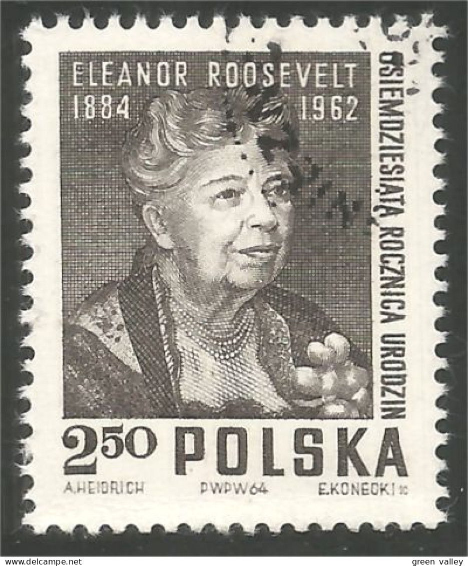 740 Pologne Eleanor Roosevelt (POL-234) - Beroemde Vrouwen