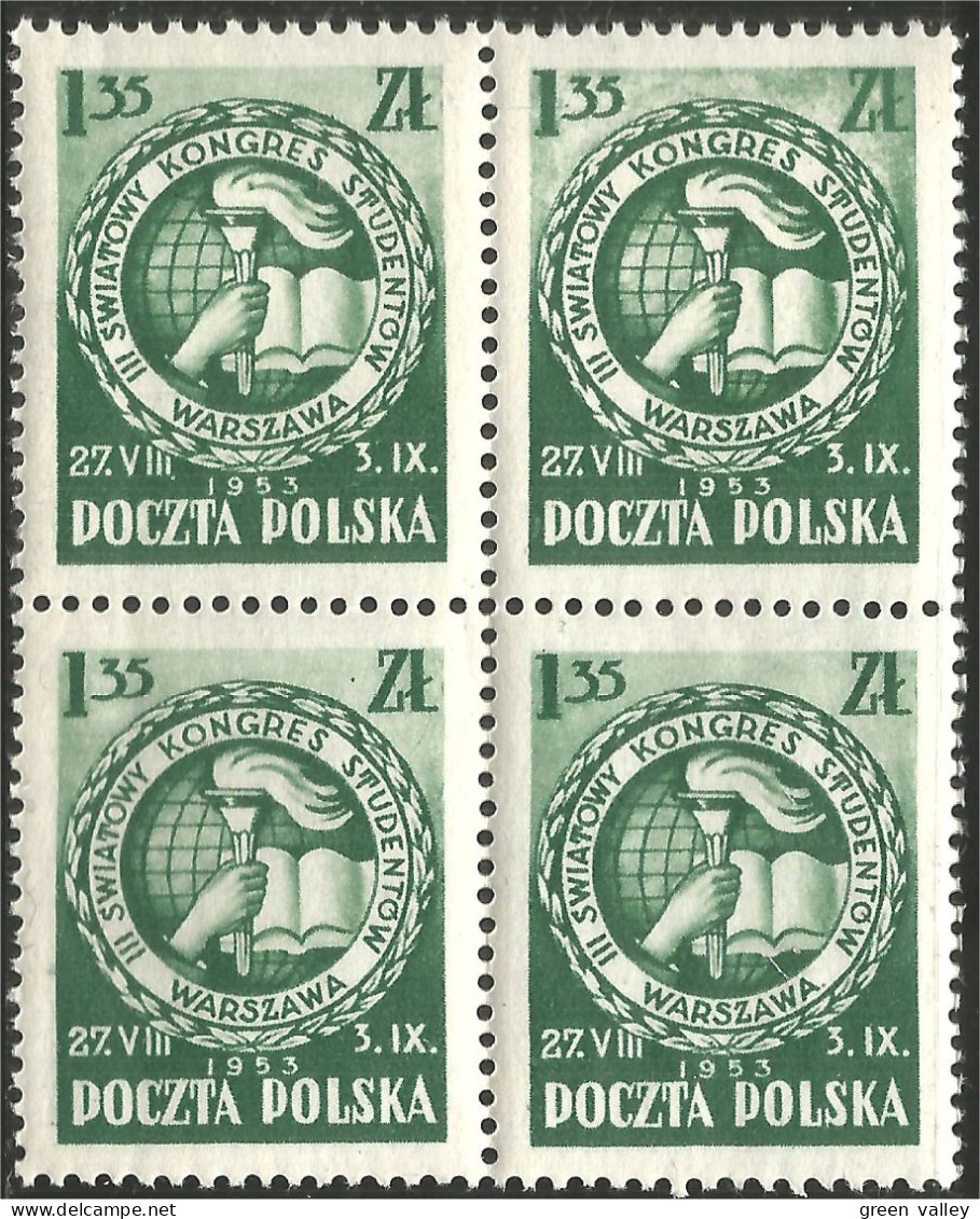 740 Pologne Students Congress Etudiants Block/4 MNH ** Neuf SC (POL-229) - Sonstige & Ohne Zuordnung