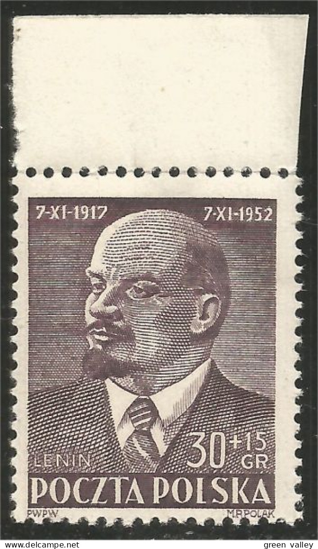 740 Pologne Lénine Lenin Bord De Feuille Margin Copy MNH ** Neuf SC (POL-220) - Lénine