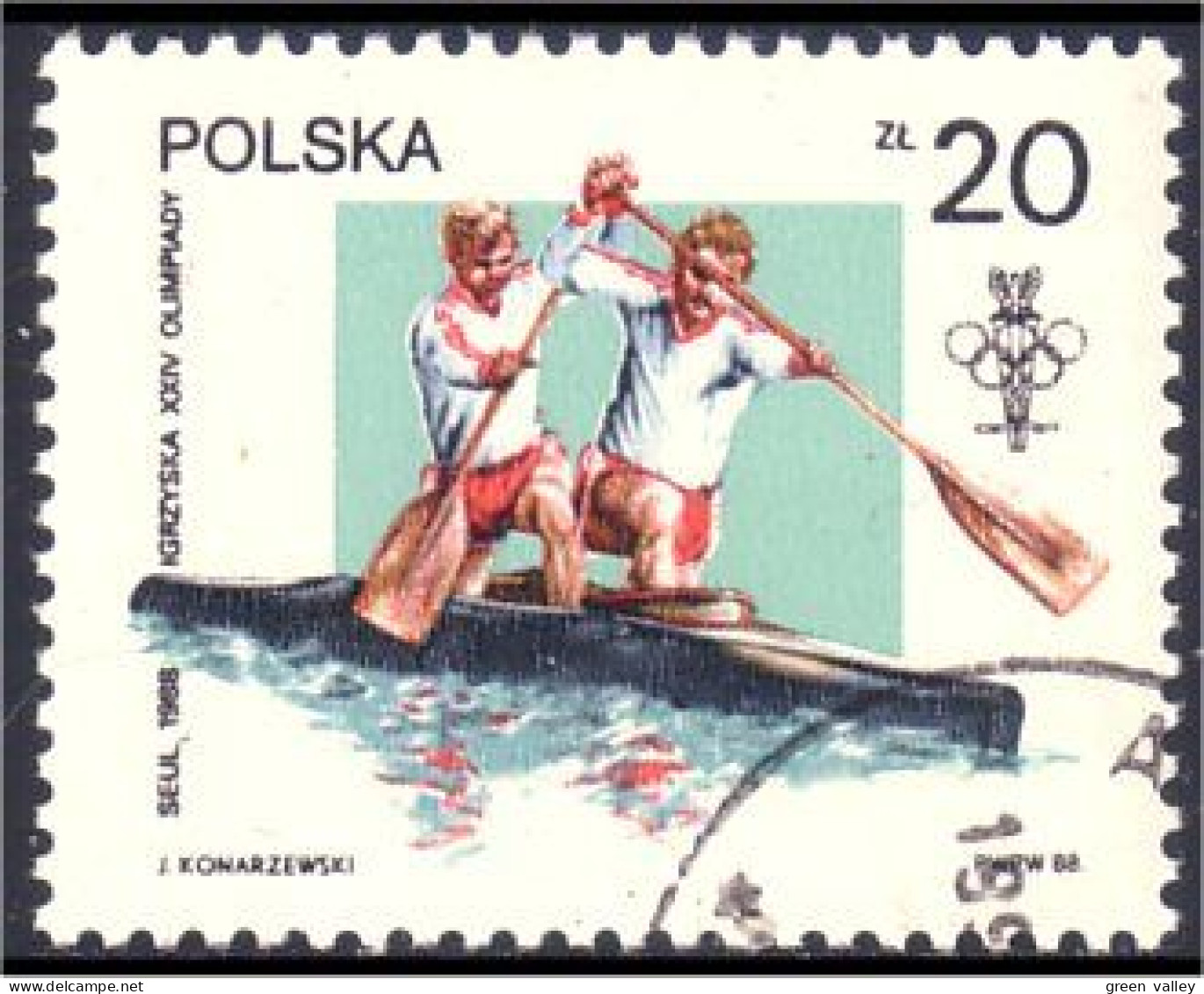 740 Pologne Canoe Canot (POL-179) - Canoa