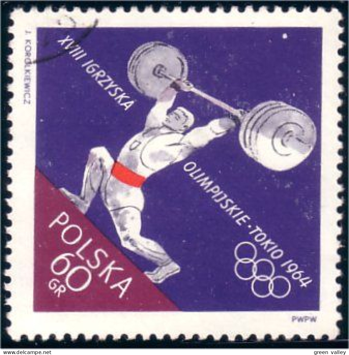 740 Pologne Halterophile Halteres Weight Lifting (POL-154) - Weightlifting