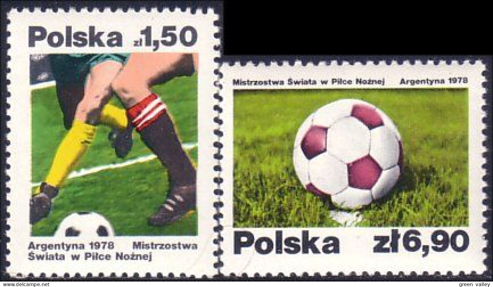 740 Pologne Football Soccer MNH ** Neuf SC (POL-106b) - 1978 – Argentine