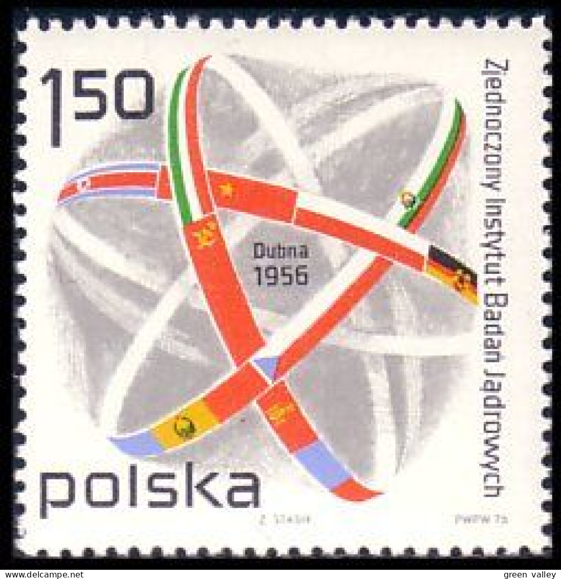 740 Pologne Drapeaux Flags MNH ** Neuf SC (POL-103) - Briefmarken