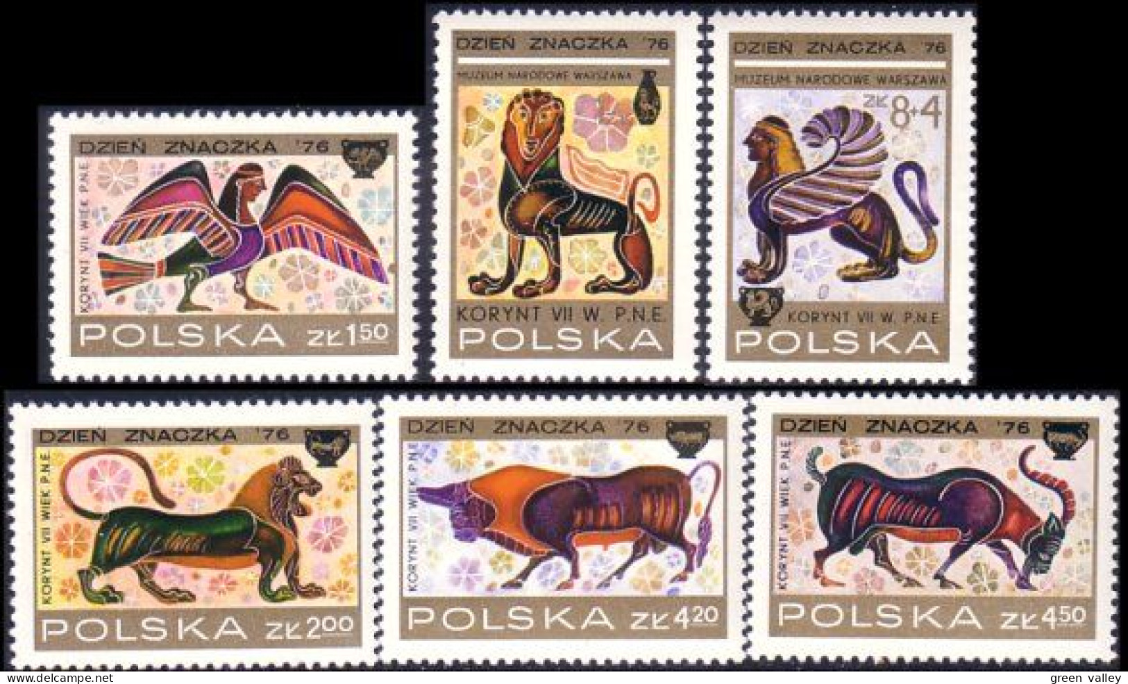 740 Pologne Ancient Gods Dieux MNH ** Neuf SC (POL-104) - Aegyptologie