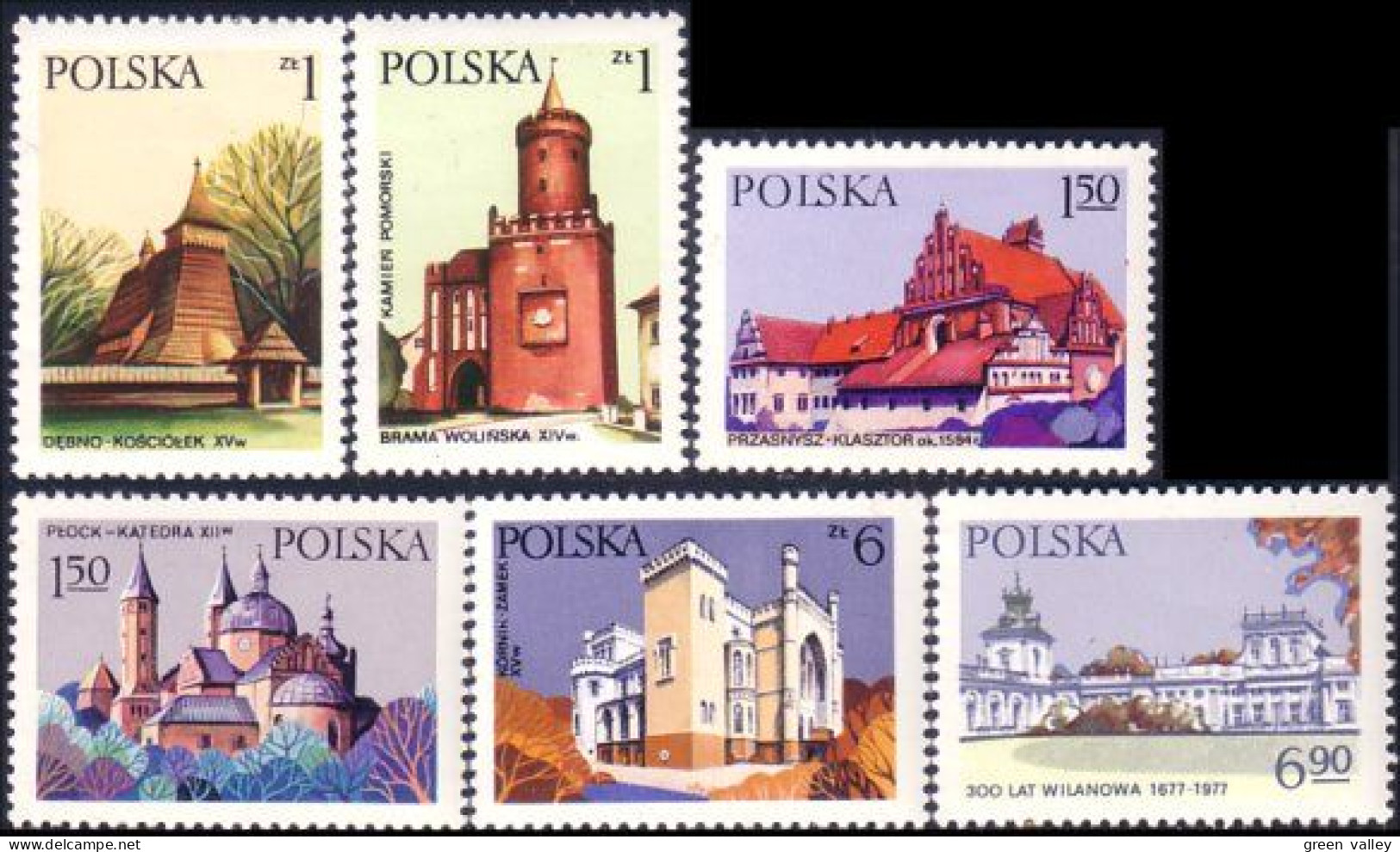 740 Pologne Monastere Church Eglise Cathedrale MNH ** Neuf SC (POL-105) - Cristianismo