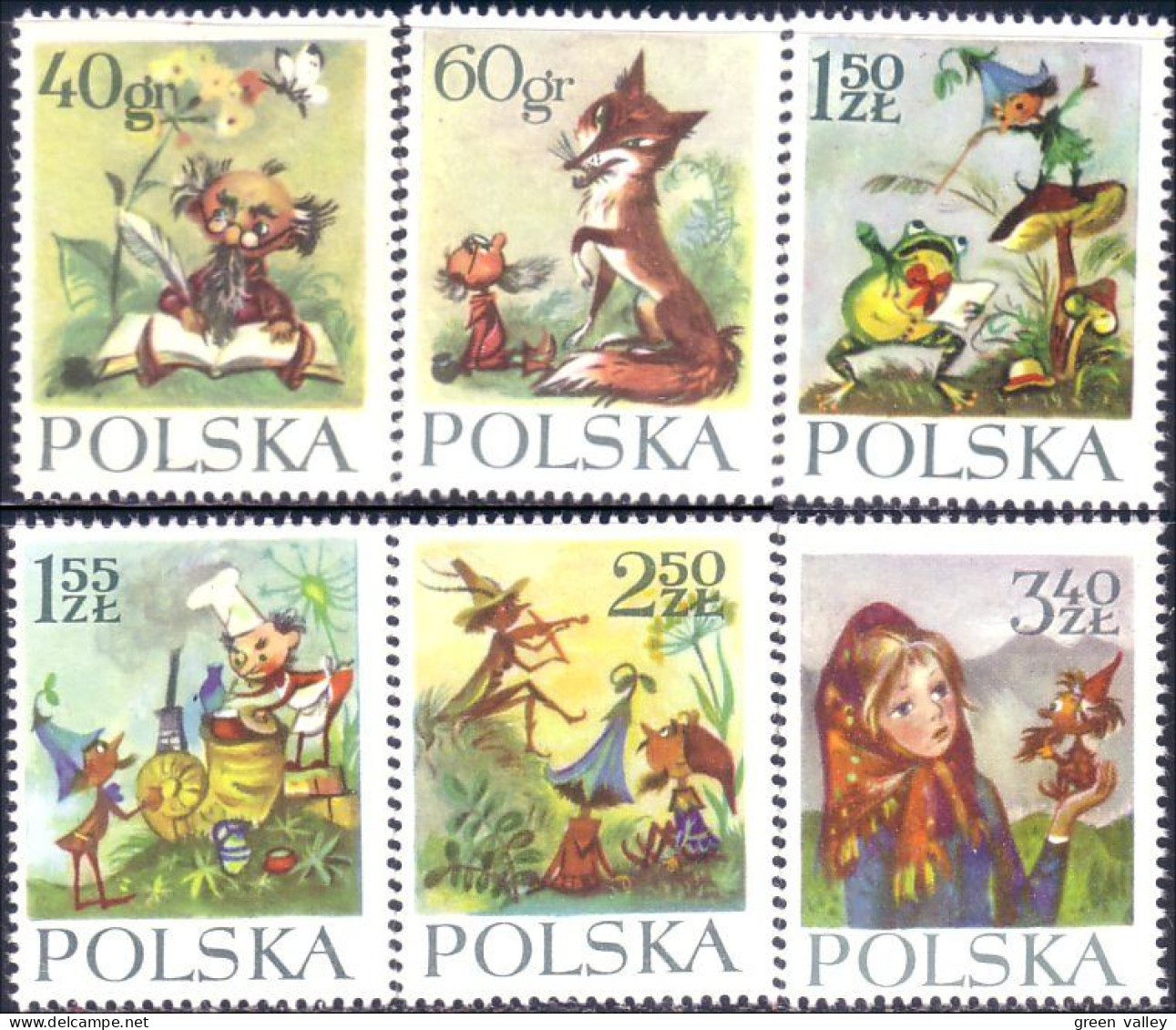 740 Pologne Maria Konopnicka Légendes Fairy Tales MNH ** Neuf SC (POL-24) - Nuovi