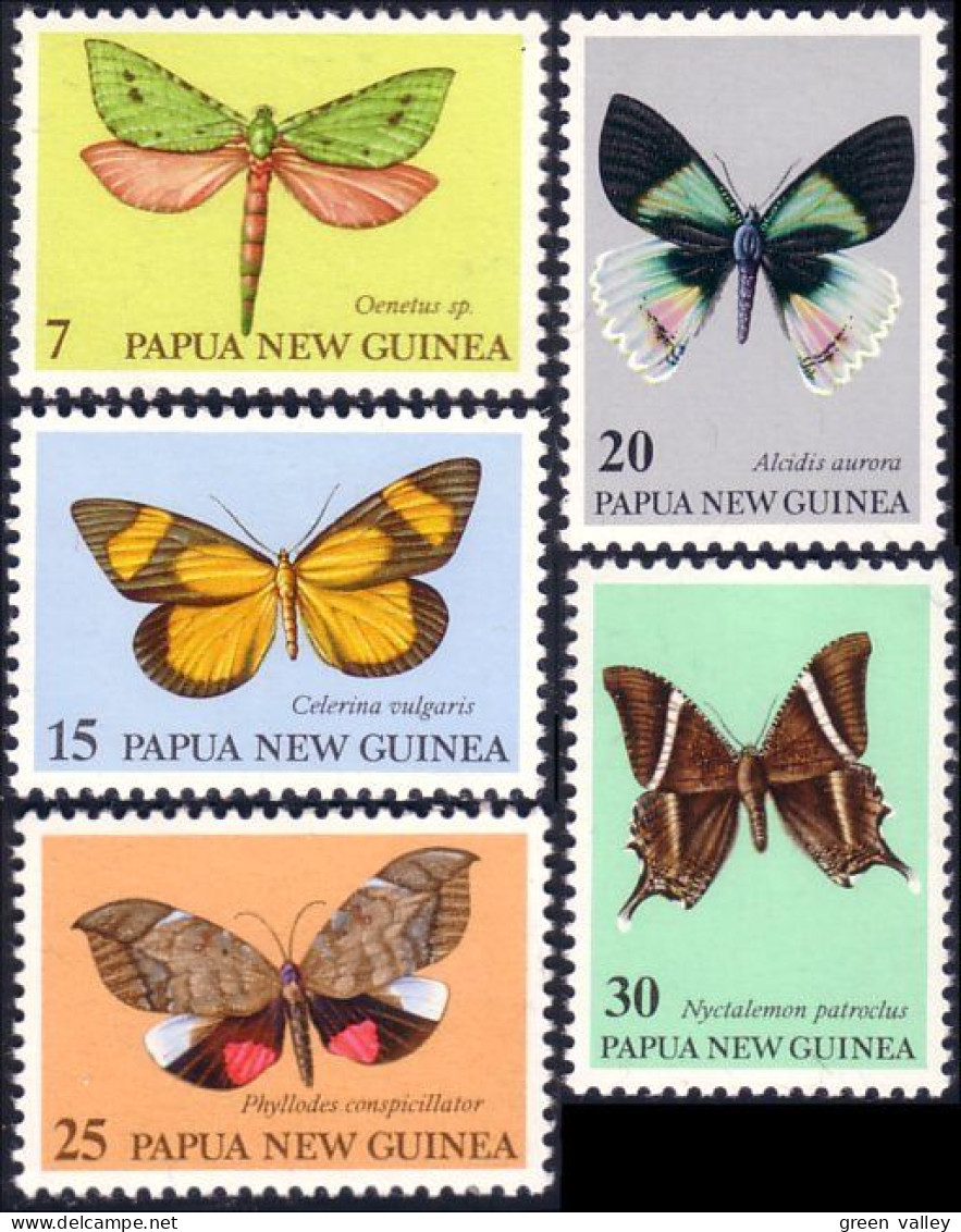 738 Papua New Guinea Papillons Butterflies Schmetterlinge Farfala Mariposas MNH ** Neuf SC (PNG-60) - Papillons