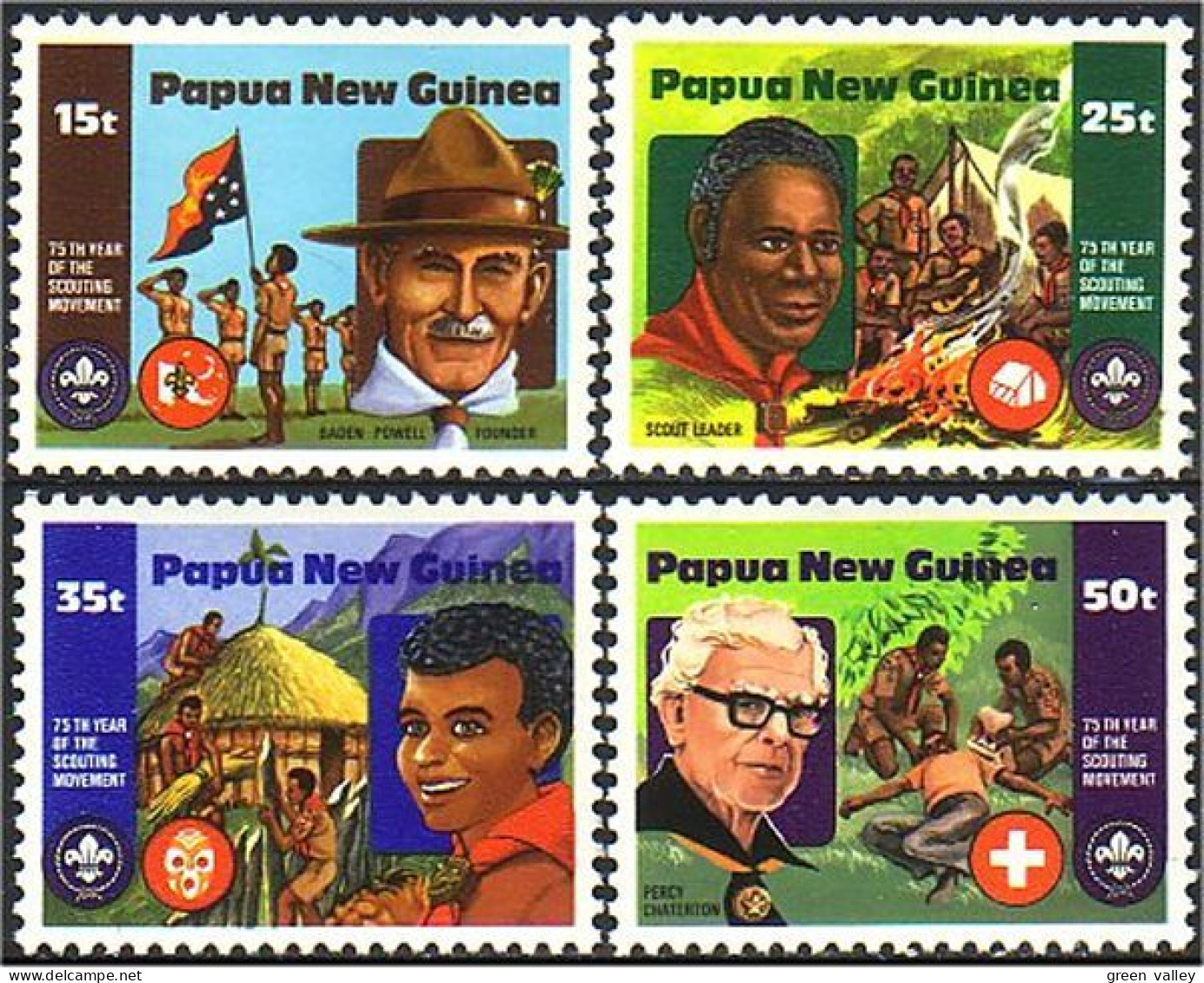 738 Papua New Guinea Scouts MNH ** Neuf SC (PNG-48) - Autres & Non Classés