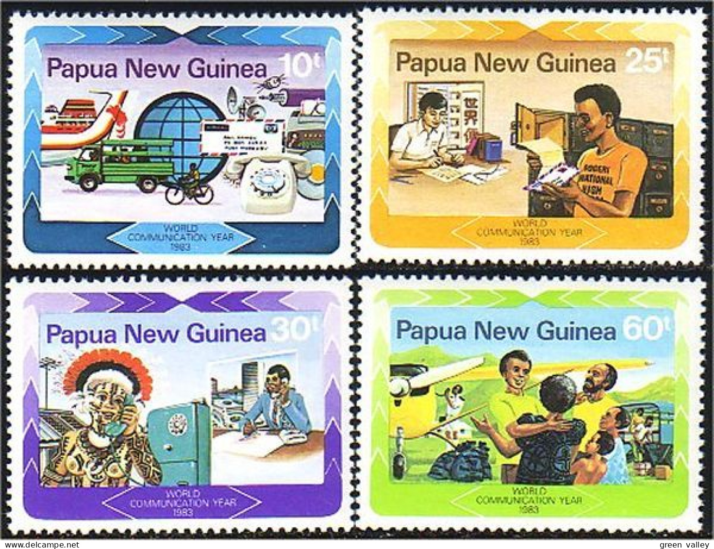 738 Papua New Guinea Communications MNH ** Neuf SC (PNG-52) - Telecom