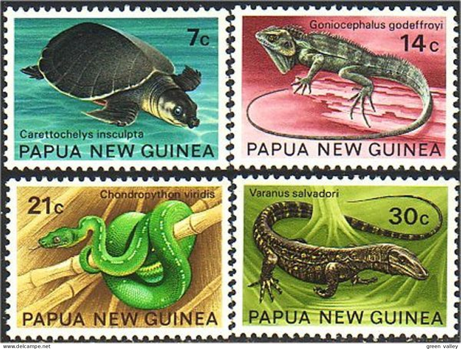 738 Papua New Guinea Tortue Turtle Reptiles MNH ** Neuf SC (PNG-32) - Schildkröten