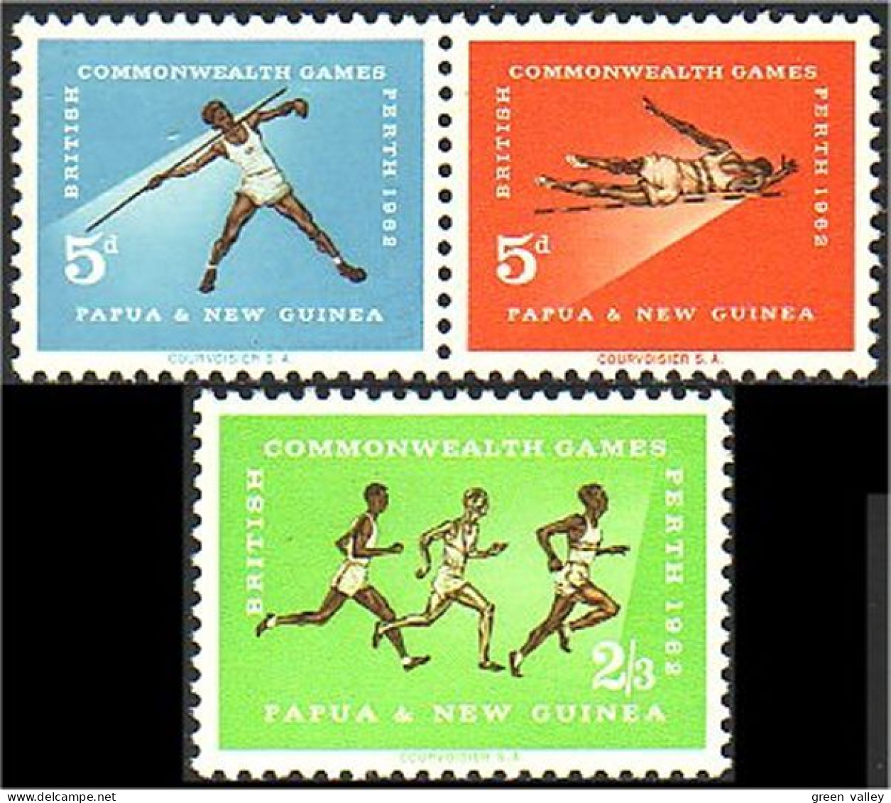 738 Papua New Guinea Commonwealth Games Jeux Du Commonwealth MNH ** Neuf SC (PNG-12) - Athletics