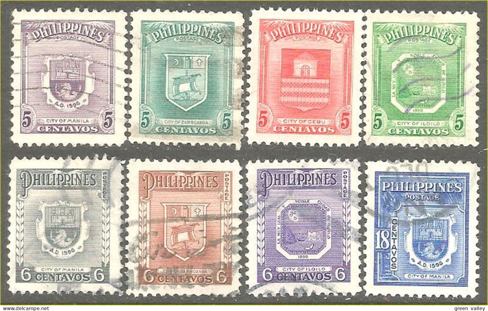 730 Philippines Armoiries Coat Of Arms (PHI-17) - Timbres