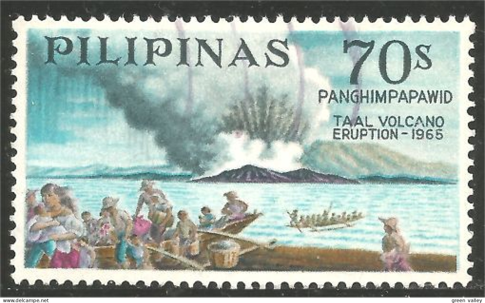 730 Philippines Volcano Eruption Volcan (PHI-19) - Volcans