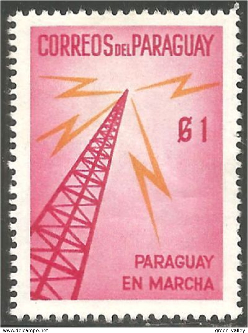 722 Paraguay Tour Communication Tower Turm MH * Neuf CH (PAR-129) - Telecom