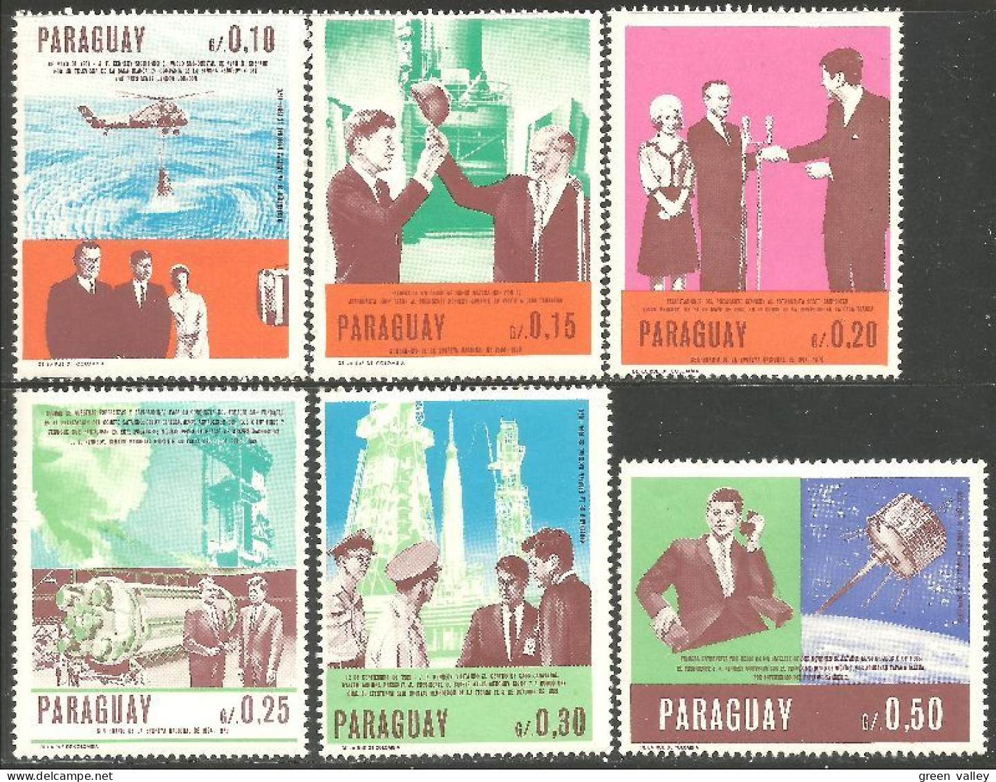 722 Paraguay John Kennedy MNH ** Neuf SC (PAR-101) - Kennedy (John F.)