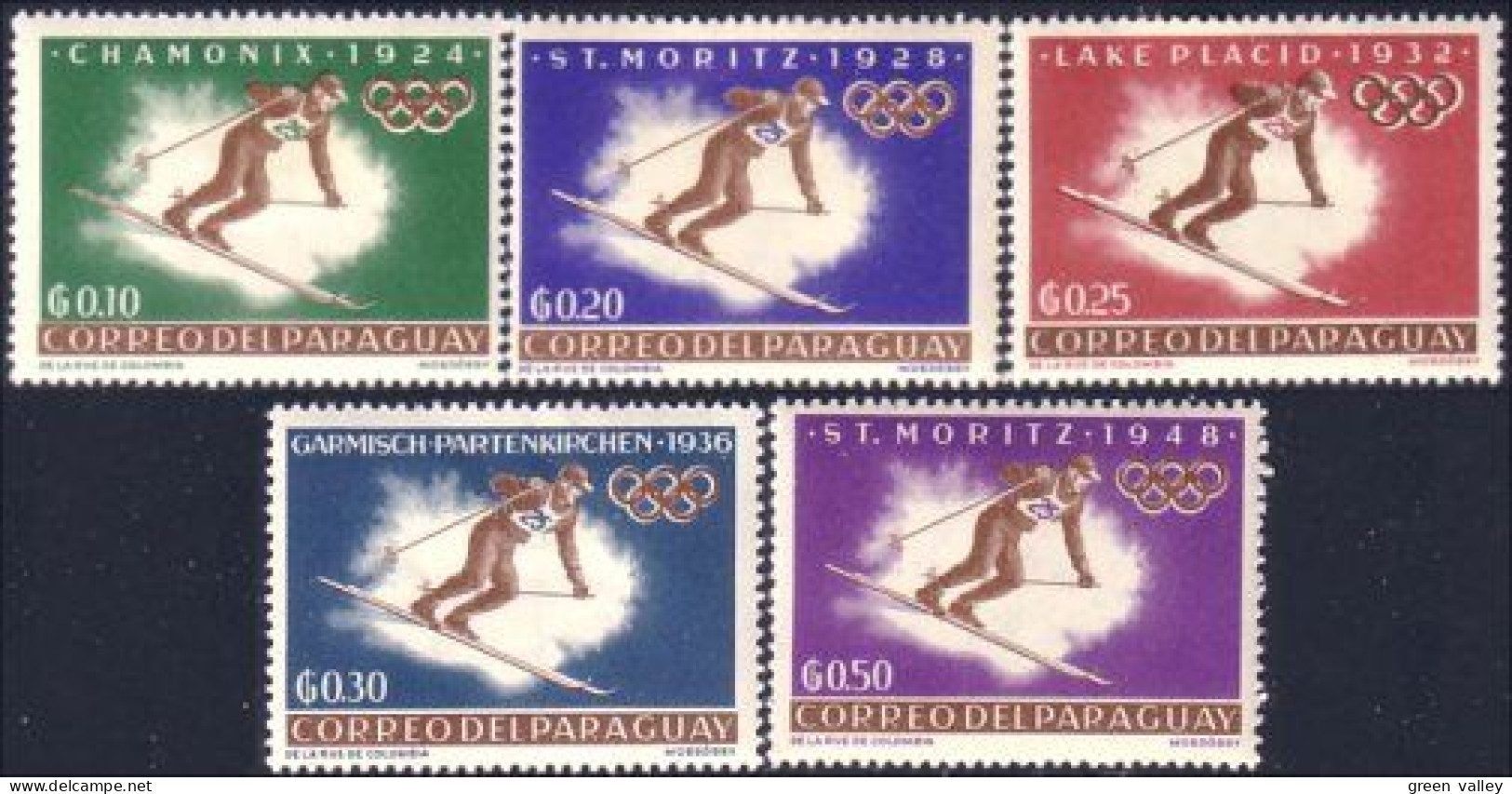 722 Paraguay Ski MH * Neuf CH (PAR-78) - Ski