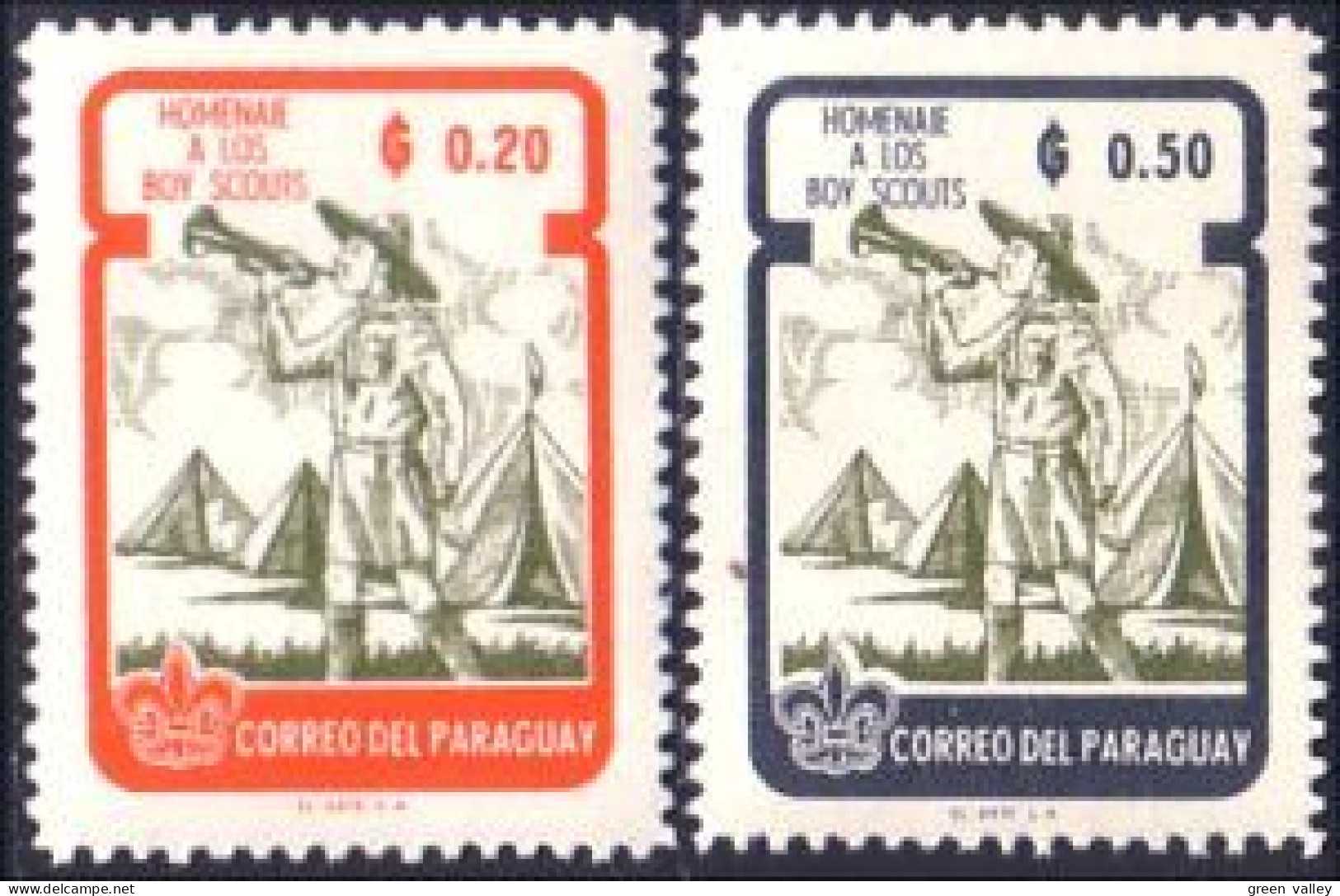 722 Paraguay Scouts MH * Neuf CH (PAR-74) - Sonstige & Ohne Zuordnung