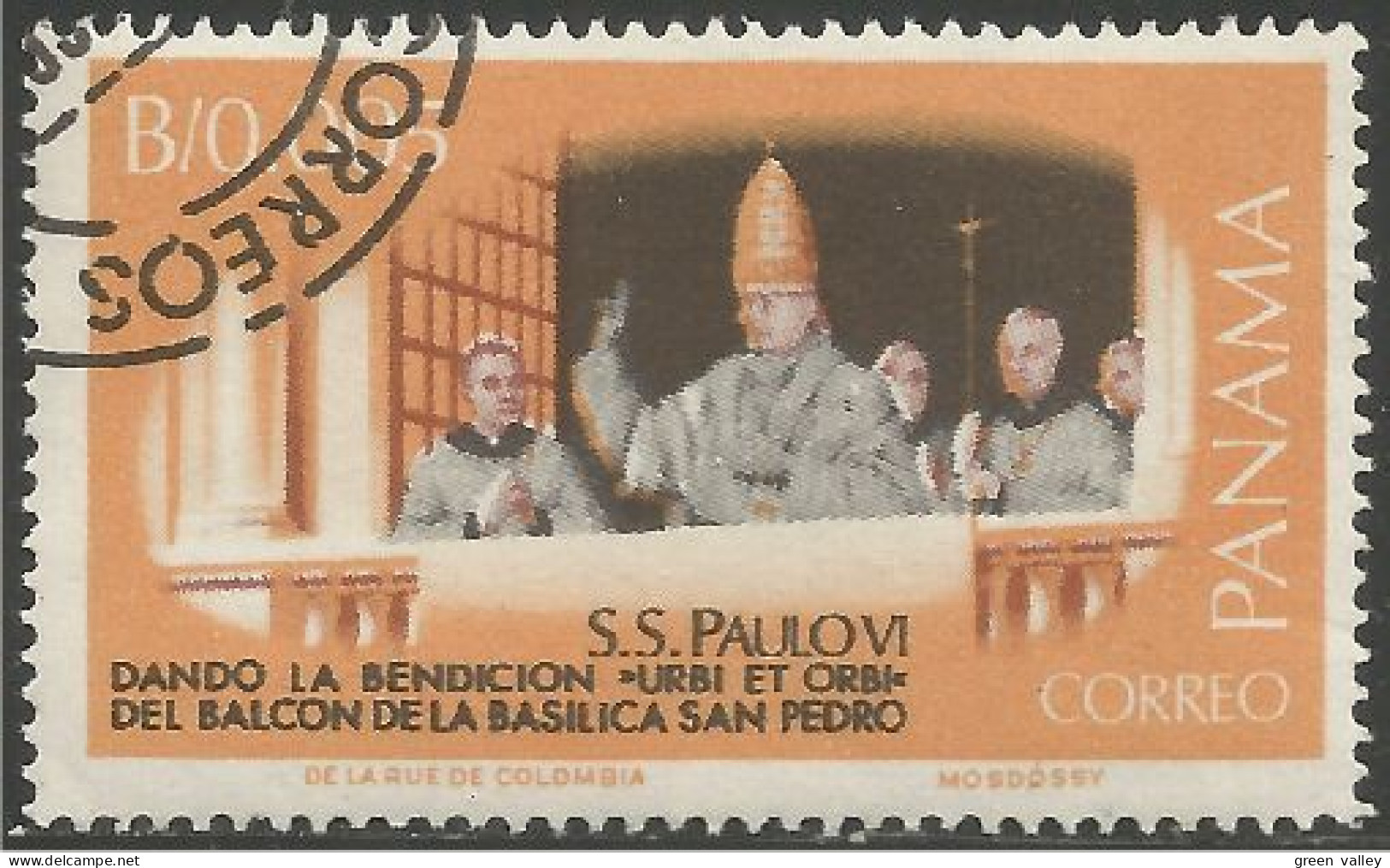 720 Panama Pape Pope Paul VI Paulus Paulo (PAN-32) - Panamá