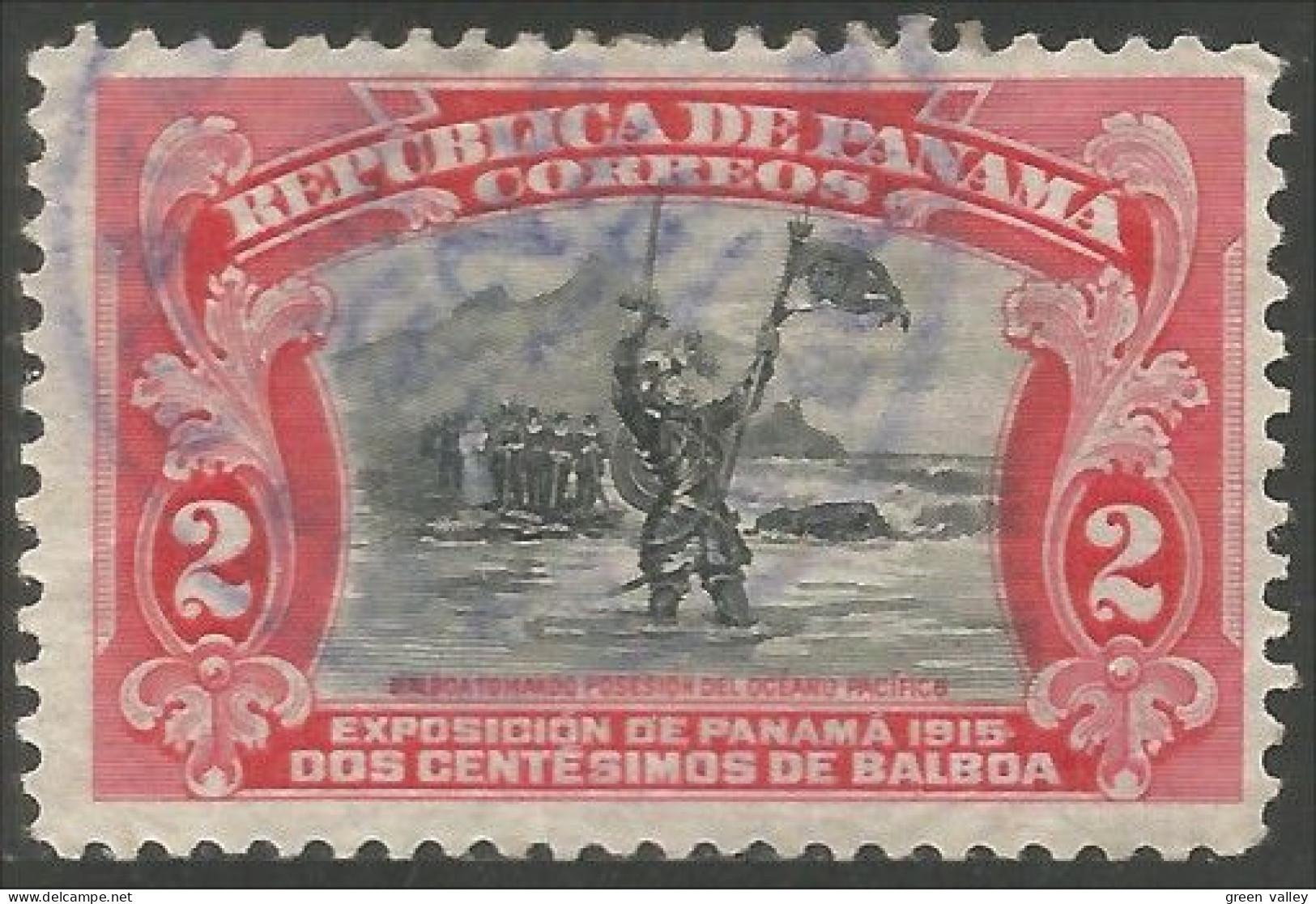 720 Panama Pacific Exposition 1915 2c Balboa (PAN-12) - Panama