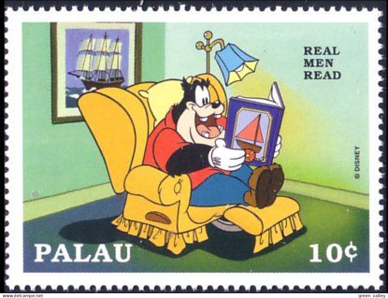 718 Palau Disney Education Reading Lecture Book Livre MNH ** Neuf SC (PAL-17c) - Sonstige & Ohne Zuordnung