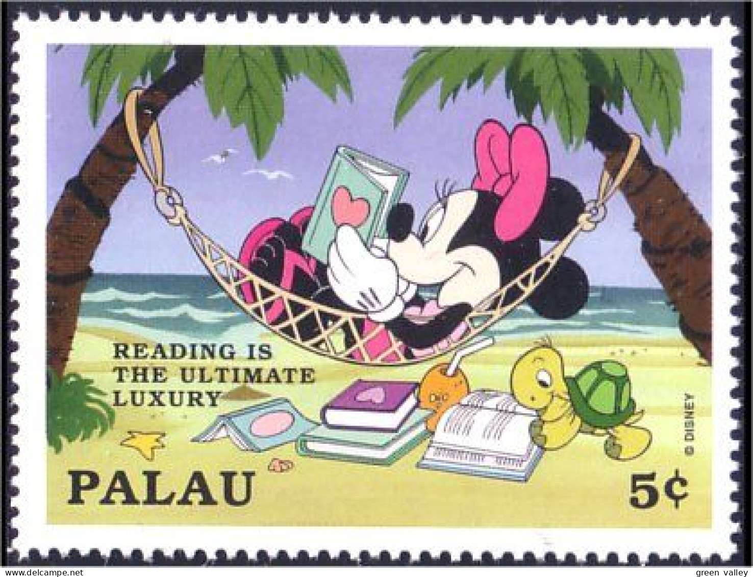 718 Palau Disney Education Reading Lecture Book Livre Minnie MNH ** Neuf SC (PAL-16c) - Sonstige & Ohne Zuordnung