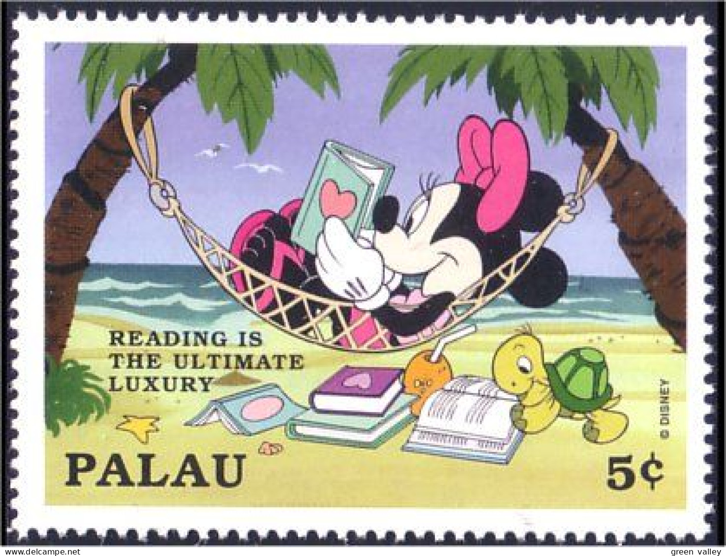 718 Disney Palau Education Reading Lecture Book Livre Minnie MNH ** Neuf SC (PAL-16a) - Palau