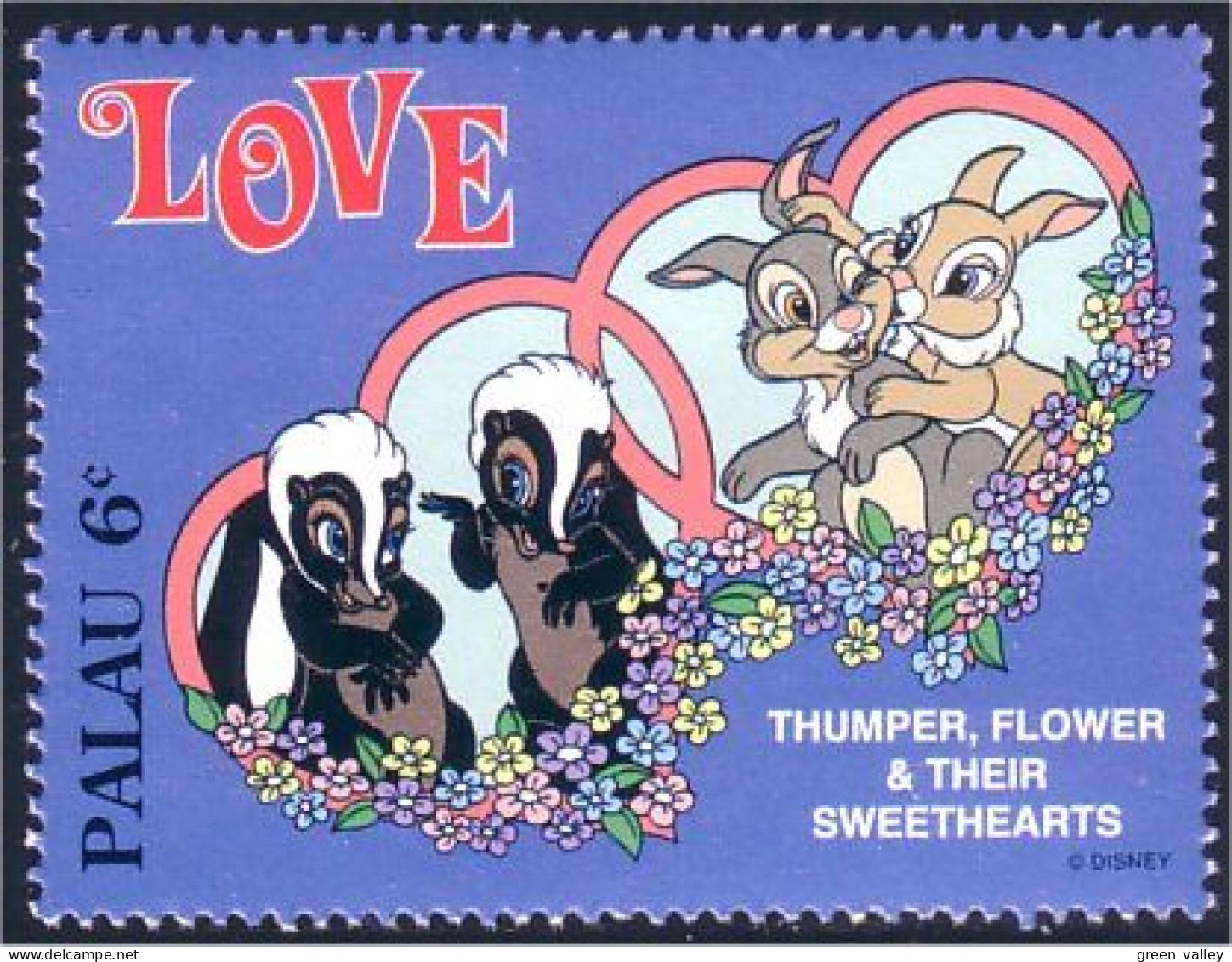 718 Palau Disney Rabbit Lapin Hare Hase MNH ** Neuf SC (PAL-11b) - Disney