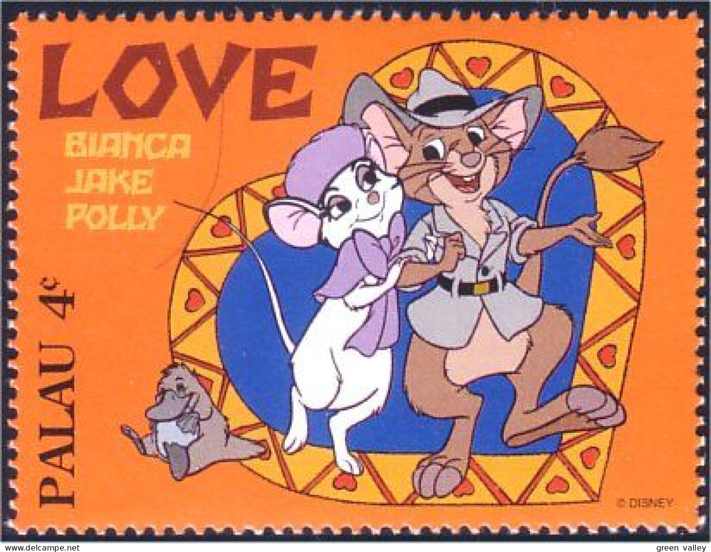 718 Palau Disney Mouse Rat Souris MNH ** Neuf SC (PAL-9d) - Roditori