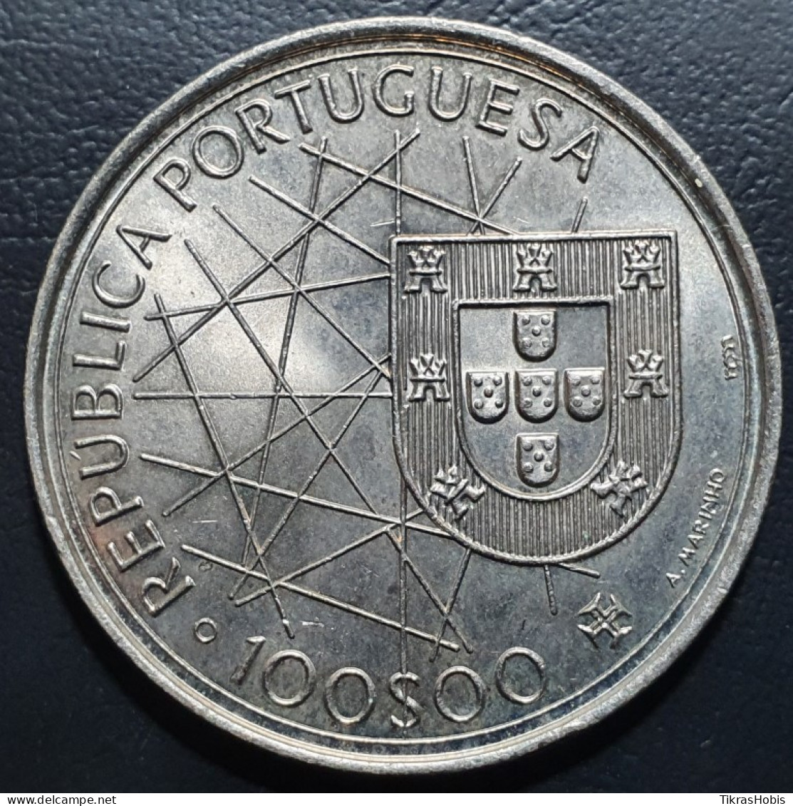 Portugal 100 Escuda, 1989 Azores Discovery KM648 - Portugal