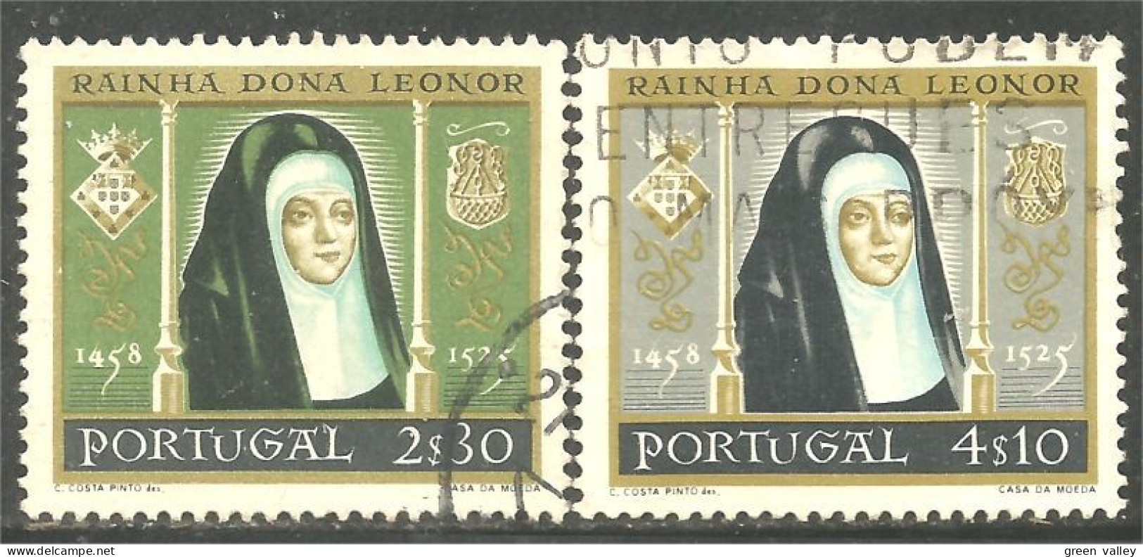 742 Portugal 1958 Queen Leonor (POR-158) - Familles Royales