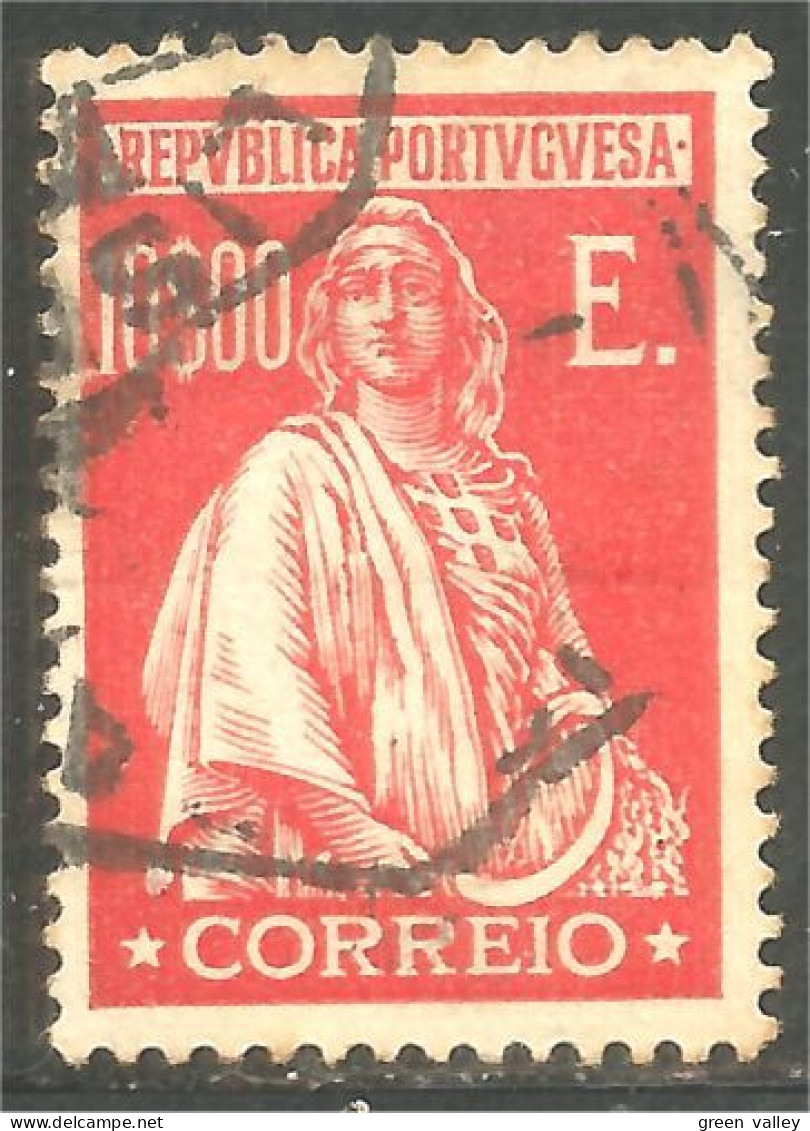 742 Portugal 1926 Ceres 10e Rouge Red (POR-140) - Gebraucht