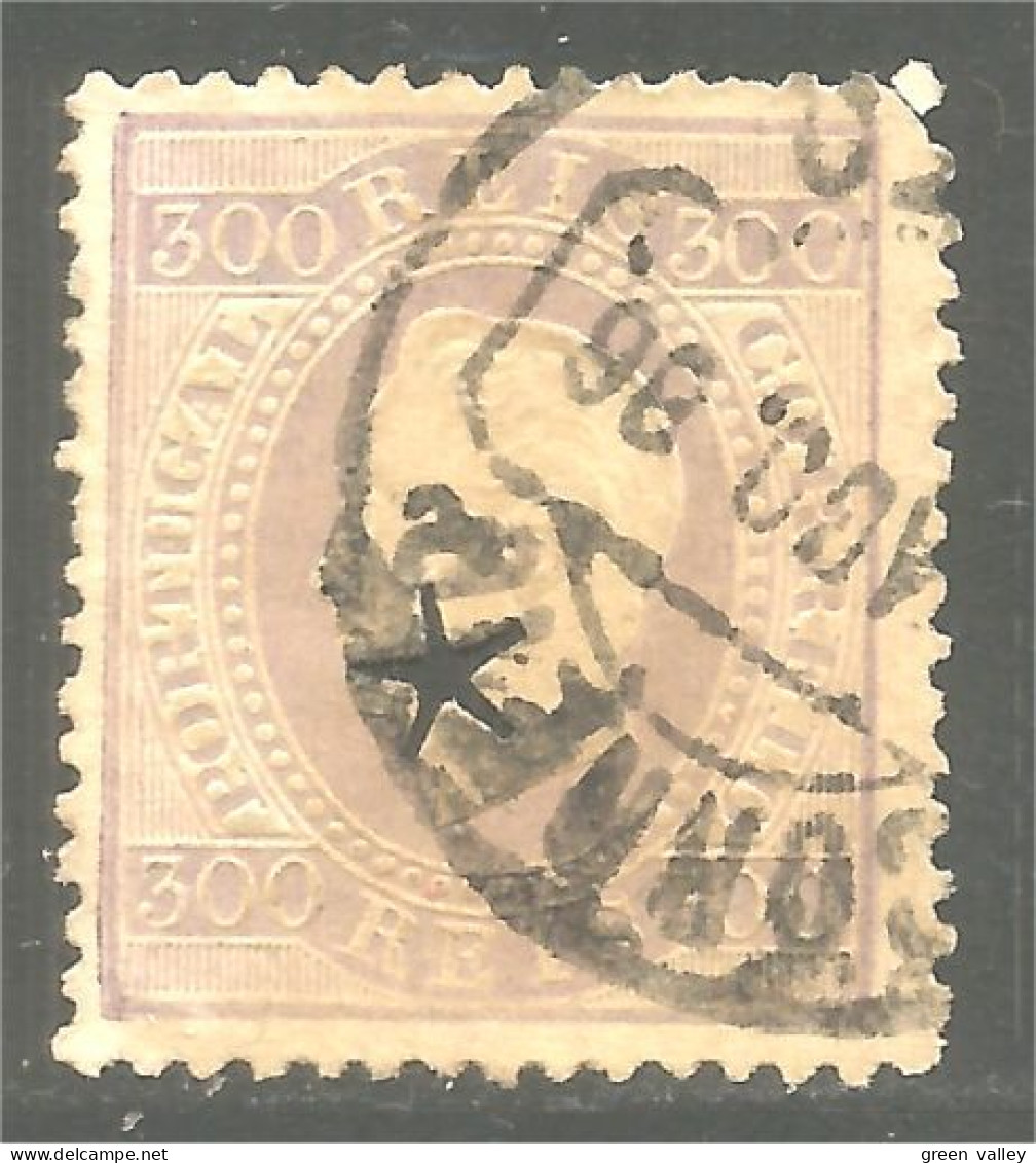742 Portugal 1976 300 REIS Dull Violet Clair King Luiz (POR-129) - Used Stamps