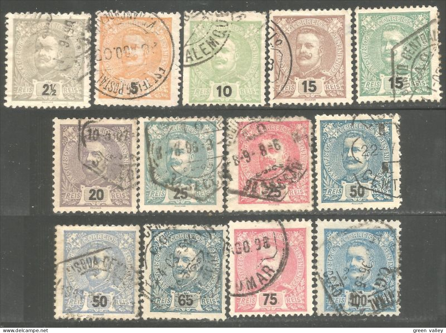 742 Portugal 1895-1905 King Carlos (POR-131) - Used Stamps