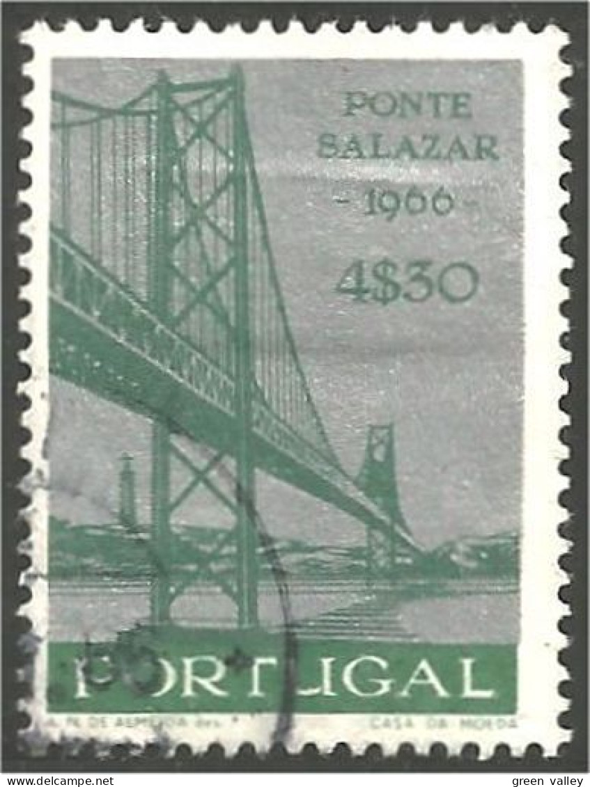 742 Portugal Pont Salzar Bridge Brucke (POR-111) - Briefmarken Auf Briefmarken