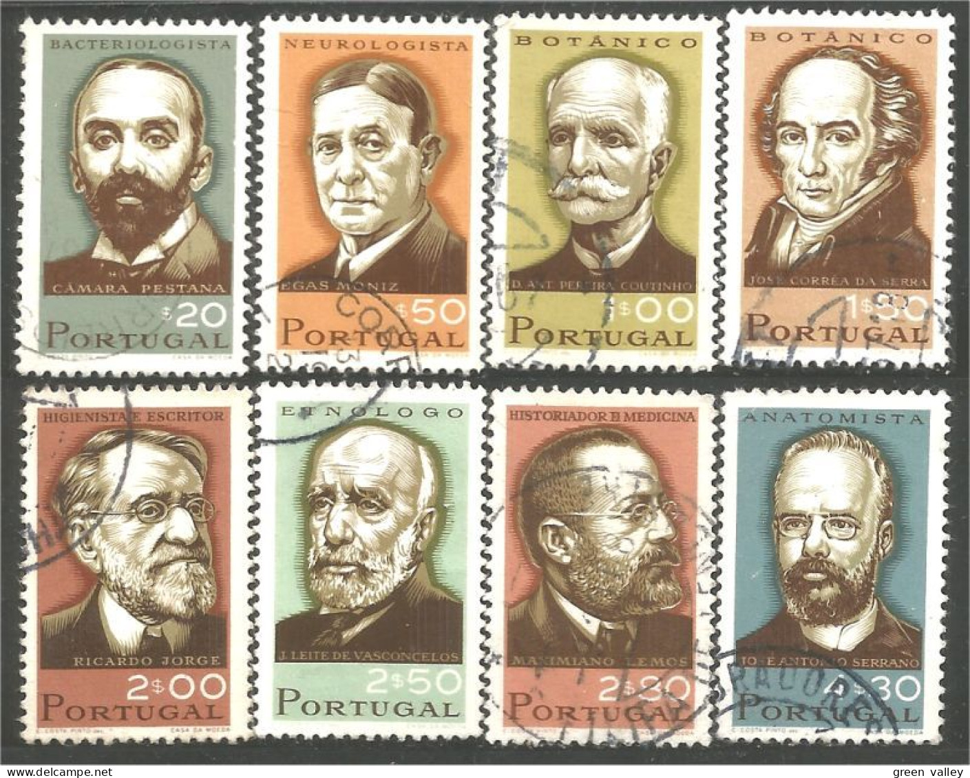 742 Portugal Portuguese Scientists Scientifiques (POR-112) - Used Stamps