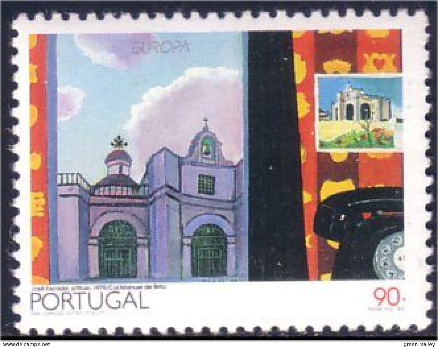 742 Portugal Tableau Painting MNH ** Neuf SC (POR-73) - Neufs