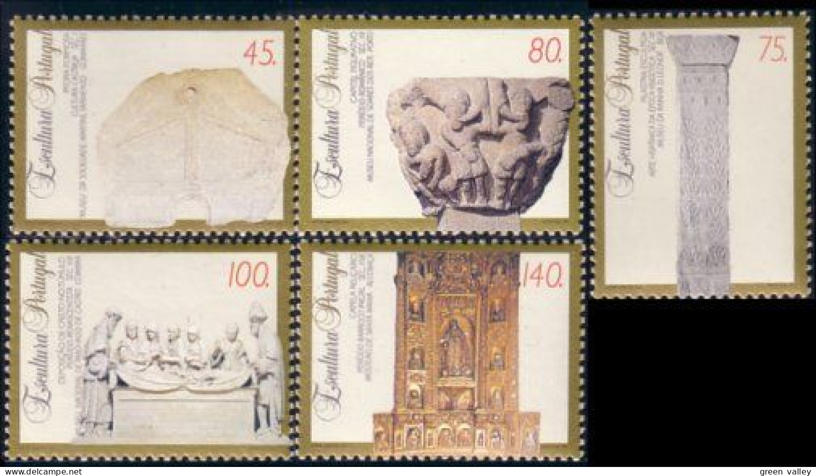 742 Portugal Stone Sculptures Pierre MNH ** Neuf SC (POR-77) - Minerali