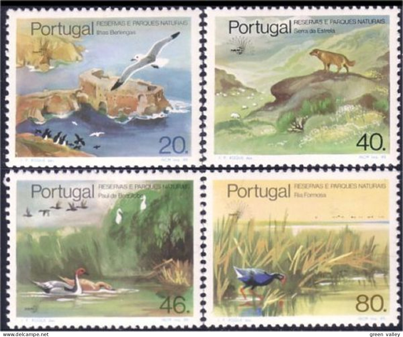 742 Portugal Parcs Nationaux National Parks MNH ** Neuf SC (POR-66) - Nuevos