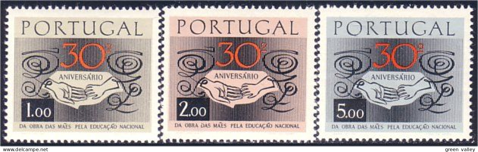 742 Portugal National Education MH * Neuf CH (POR-41) - Unused Stamps