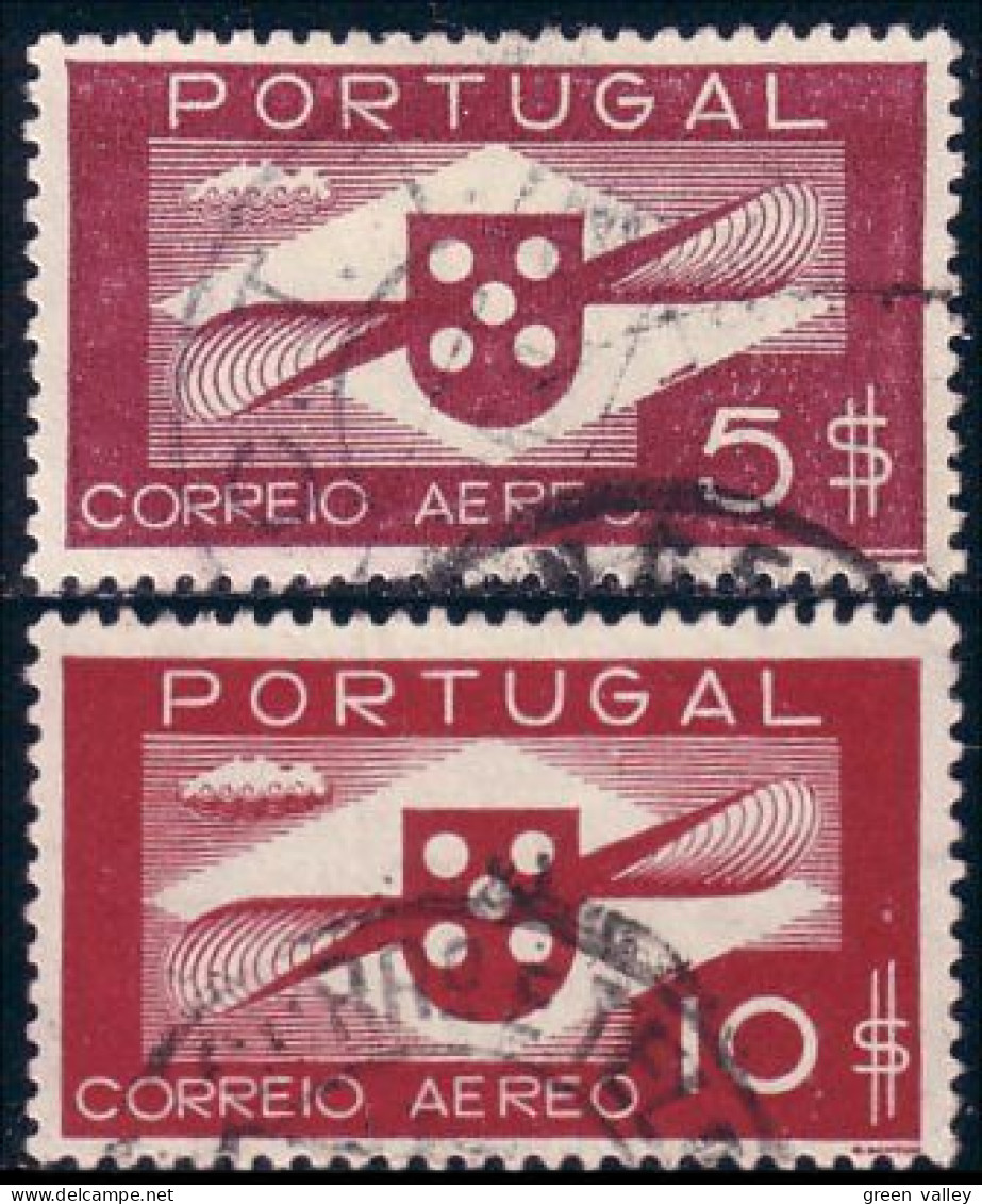 742 Portugal Aviation 5e 10e (POR-28) - Usado