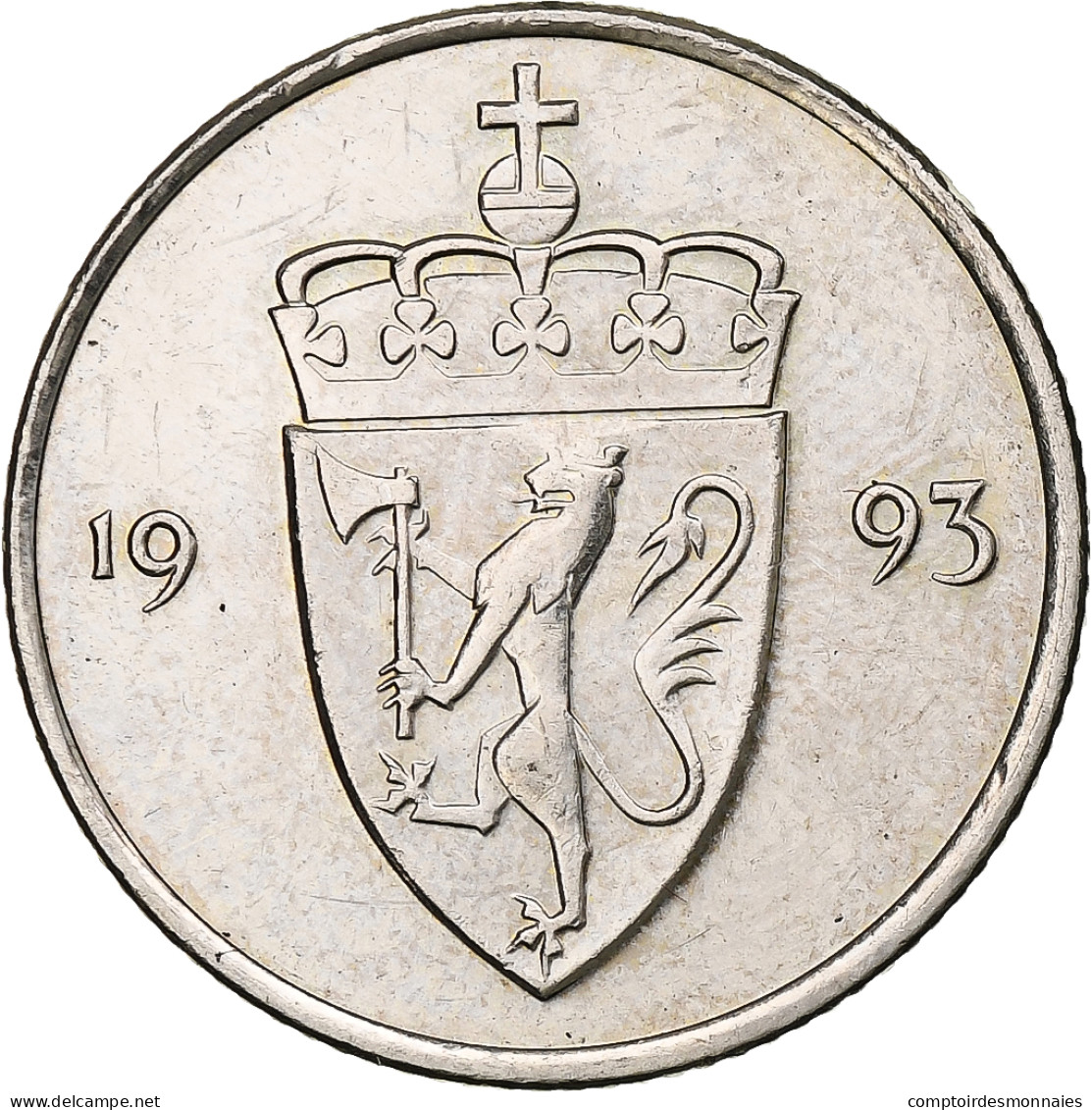 Norvège, 50 Öre, 1993 - Norvegia