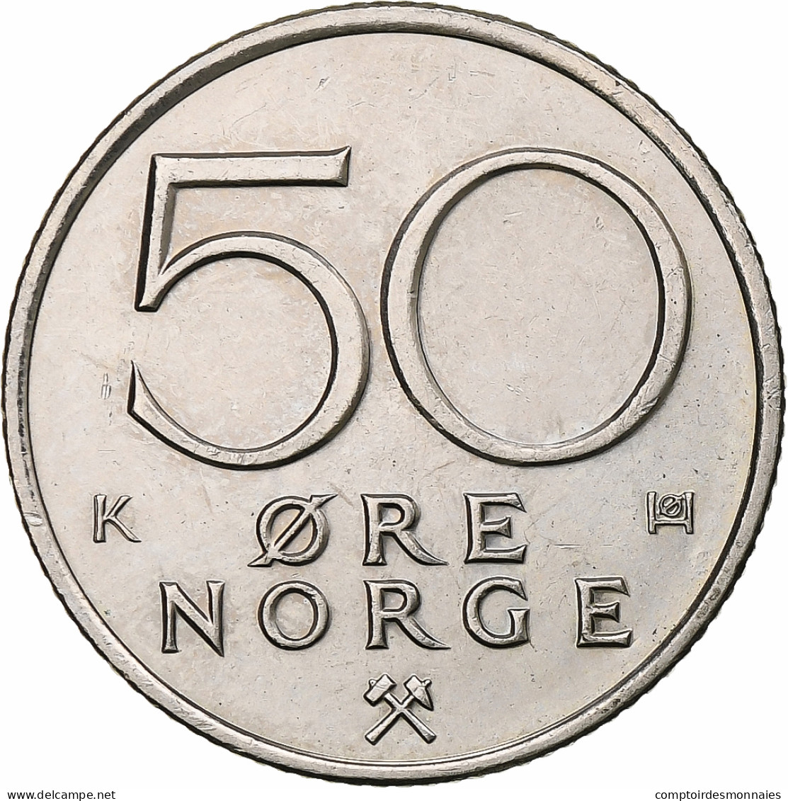 Norvège, 50 Öre, 1993 - Noruega