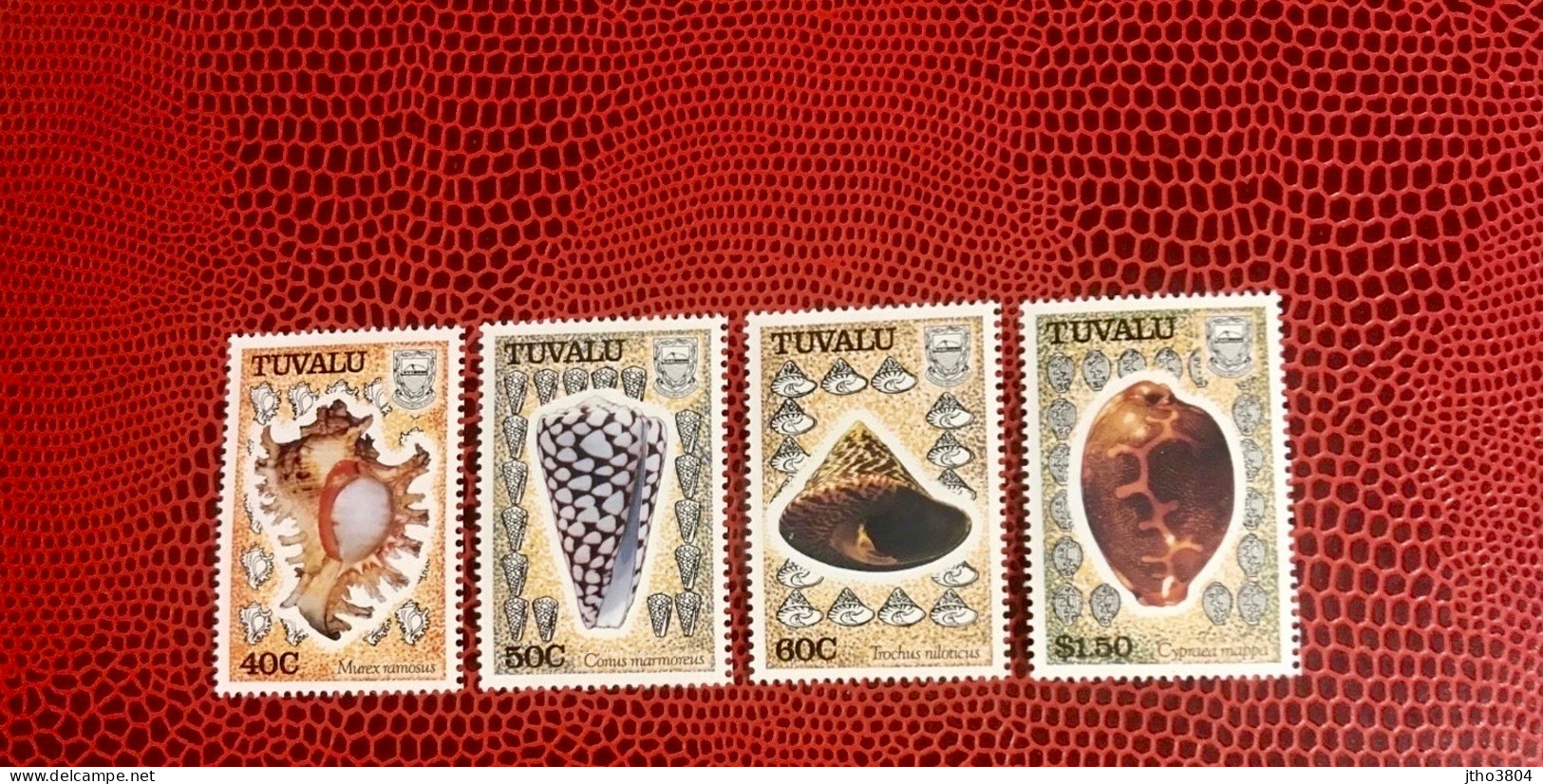 TUVALU 1991 Complete 4v Neuf MNH ** Mi 730 / 732 Conchas Shells Muscheln Conchoglie Mi - Conchas