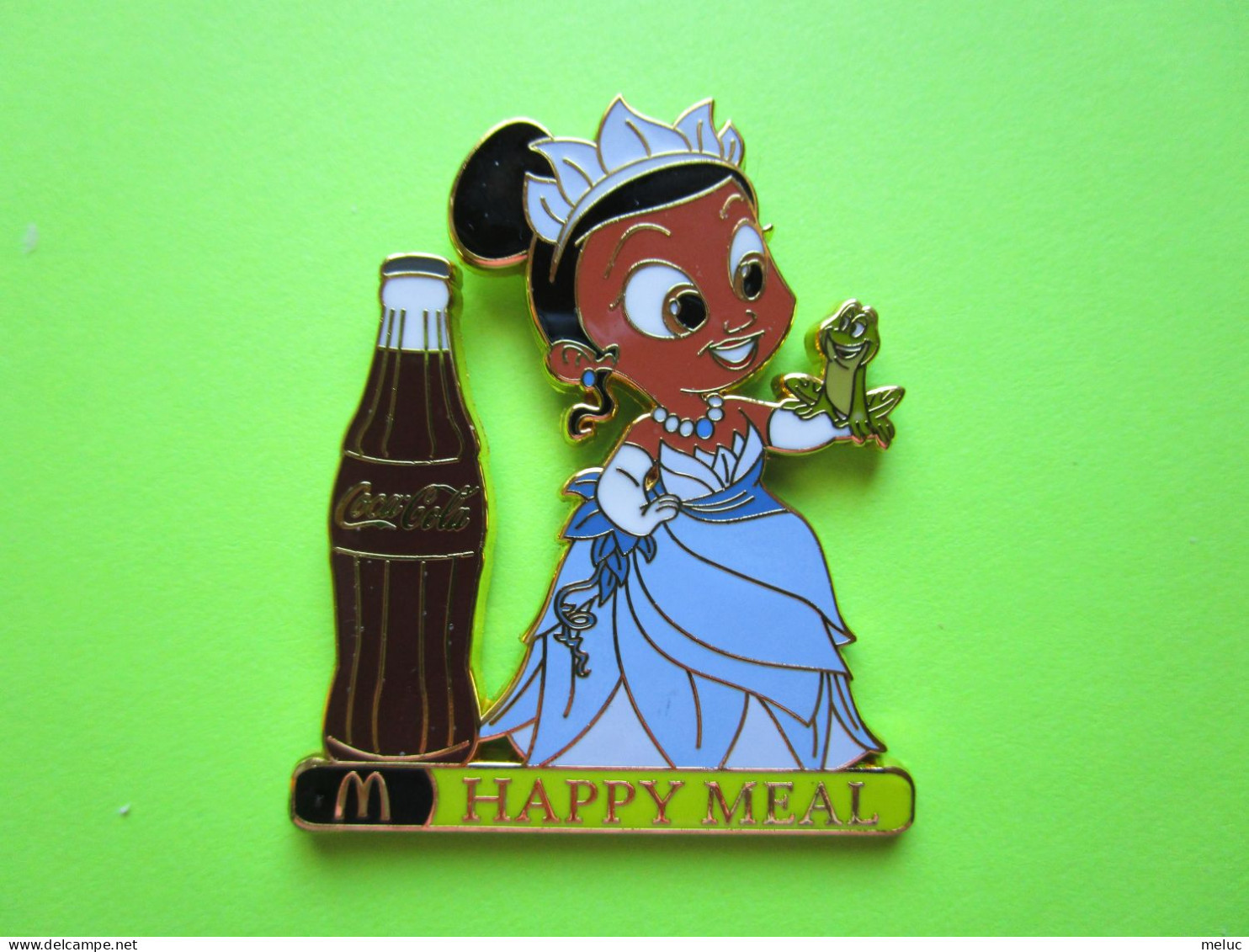 Pin's Coca-Cola Mac Do McDonald's Happy Meal Tiana (La Princesse Et La Grenouille)  - #482 - Coca-Cola