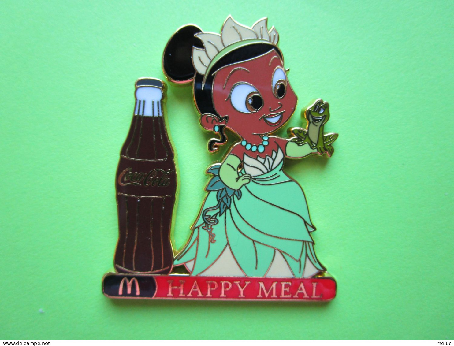 Pin's Coca-Cola Mac Do McDonald's Happy Meal Tiana (La Princesse Et La Grenouille)  - #512 - Coca-Cola